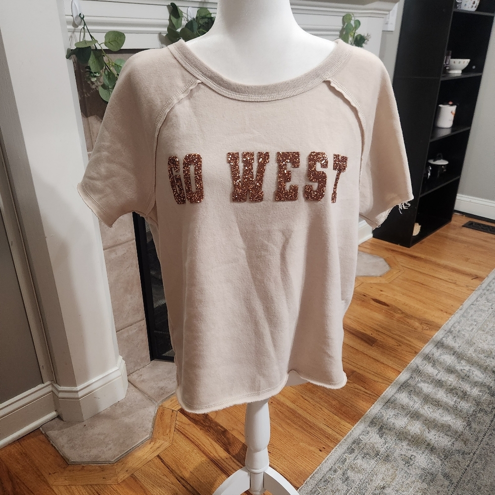 Cropped Sweater Tee